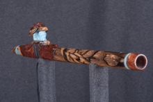 Honduran Rosewood Burl Native American Flute, Minor, Mid A-4, #U4E (7)